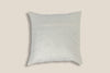 back of an Exclusive soft neutral cushion with white sequins design