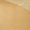 detail of a Plain gold treat - gold & beige silk jacquard luxury cushion